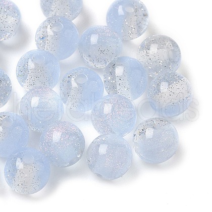 Two Tone Resin Beads RESI-Q025-02A-B-1
