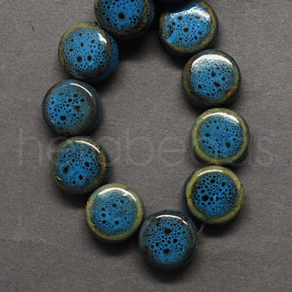 Handmade Porcelain Beads PORC-Q185-12mm-1-1