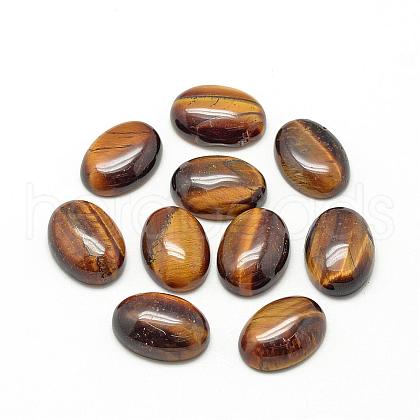 Natural Tiger Eye Cabochons G-R415-18x25-35-1