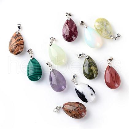 Natural & Synthetic Gemstone Pendants G-Q458-19-1