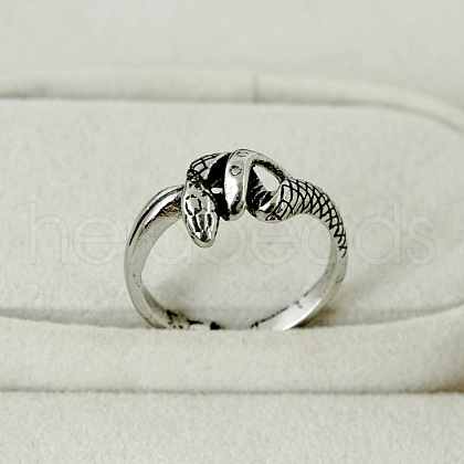 Tibetan Style Alloy Cuff Rings FS-WGA06B7-08-1