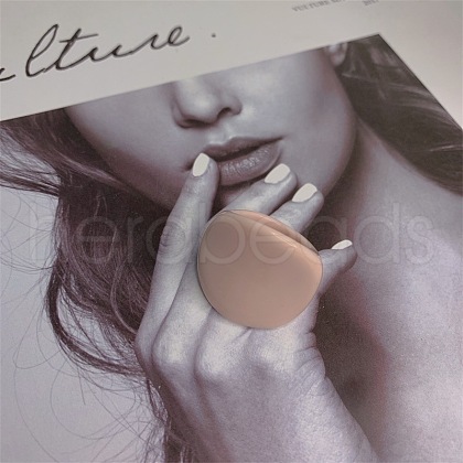 Oval Resin Finger Rings for Women FS-WG3C3F3-05-1