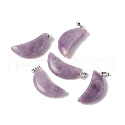 Natural Lilac Jade Pendants G-Z022-03B-1