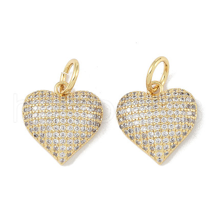 Brass Micro Pave Cubic Zirconia Pendant KK-H477-3G-1