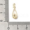 Brass Micro Pave Cubic Zirconia Pendants KK-F865-18G-3