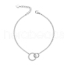 Stainless Steel Cable Chain Link Bracelets BA7769-1-1