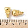Matte Gold Color 925 Sterling Silver Beads STER-R014-13G-3