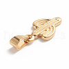 304 Stainless Steel Pendants STAS-E486-03G-2