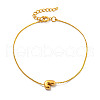 304 Stainless Steel Serpentine Chain Bracelets BJEW-H608-01G-J-2