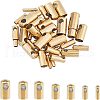 Unicraftale PVD Vacuum Plating 304 Stainless Steel Cord Ends STAS-UN0011-36G-1