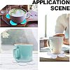 6Pcs Acrylic Mirror Cup Mats AJEW-FG0002-11-7