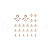 DICOSMETIC 40Pcs Alloy Rhinestone Pendants FIND-DC0002-97-6