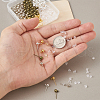 Craftdady Brass Ball Post Stud Earring Findings KK-CD0001-04-7