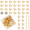 Unicraftale Flat Round 304 Stainless Steel Stud Earring Settings STAS-UN0060-74D-G-1