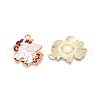 Rack Plating Alloy Enamel Pendants ENAM-N056-420-2