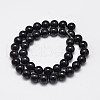 Natural Eyeless Obsidian Beads Strands X-G-K123-06-10mm-2