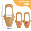 Kraft Paper Flower Gift Bags AJEW-WH0165-48-2