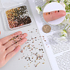 SOFPLATE 3000Pcs 5 Colors Brass Crimp Beads KK-SP0001-86-3