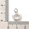 Rack Plating Brass Micro Pave Cubic Zirconia Pendants KK-H508-28P-11-3
