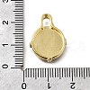 Brass Micro Pave Cubic Zirconia Pendants KK-S523-16G-C-3