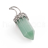 Natural Green Aventurine Pointed Big Pendants G-I275-01D-3