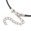Glass Seed Beads & Polymer Clay & Evil Eye Lampwork Snowflake Pendant Necklaces NJEW-MZ00102-7