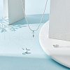 ARRICRAFT 4Pcs 925 Sterling Silver Teardrop Charms STER-AR0001-11-4