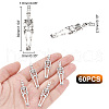 Unicraftale 60Pcs Tibetan Style Alloy Pendants for Halloween TIBEP-UN0001-17-3