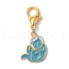 Alloy Enamel Pendant Decorations HJEW-JM01335-2