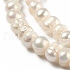 Natural Cultured Freshwater Pearl Beads Strands PEAR-L033-01-2