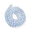 Transparent Baking Paint Glass Beads Strands X1-DGLA-A034-T8mm-D13-2