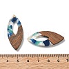 Resin and Walnut Pendants FIND-R051-12G-3