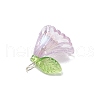 6Pcs Transparent Acrylic Pendants PALLOY-JF03288-02-5