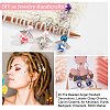  20Pcs Beaded Angel Pendant Decorations HJEW-NB0001-57-5