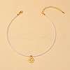 Round Plastic Pearl Beaded Necklaces FS-WG7BB5B-03-1