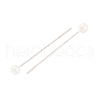 White Color Platinum Plated Ball Head Pins X-NEED-D002-1-2