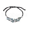 Adjustable Nylon Thread Braided Bead Bracelets BJEW-JB11560-01-2