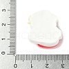 Strawberry Bear Theme Opaque Resin Cabochons CRES-D301-01E-3
