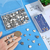 SUNNYCLUE 150pcs 5 Styles Tibetan Style Alloy Beads FIND-SC0011-21-3