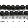 Natural Black Onyx Beads Strands G-D710-8mm-06-4