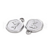 Non-Tarnish 304 Stainless Steel Pendants STAS-C003-04P-3