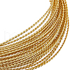 Twisted Round Brass Wire CWIR-WH0009-04A-1