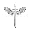 Non-Tarnish 304 Stainless Steel Pendants PW-WG8A8CB-01-1