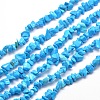 Synthetic Turquoise Chip Bead Strands X-G-M205-54-2