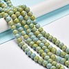 Glass Round Beads Strands X-GLAA-M044-01C-2