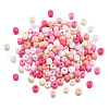 Opaque Glass Round Seed Beads GLAA-TAC0025-07B-04-1