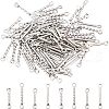 Unicraftale 80Pcs 4 Sizes 201 Stainless Steel Links Connectors STAS-UN0026-68-1