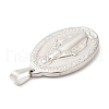 Non-Tarnish 304 Stainless Steel Pendants STAS-I121-07P-3