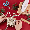 20M Cotton Merry Christmas Printed Ribbons SRIB-WH0011-237-3