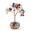 Natural Mixed Stone Chips Tree of Life Decorations DJEW-B013-01E-1